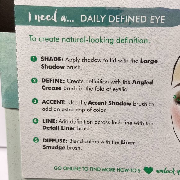 Eco Tools Daily Defined Eye Makeup Brush Set - Picture 14 of 16